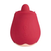 Horny Rose Solo Vibrating Clit Licking Stimulator - Red - Stimulators