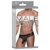 Hoser Stretch Mesh Thong Black L/XL - Lingerie - Packaged
