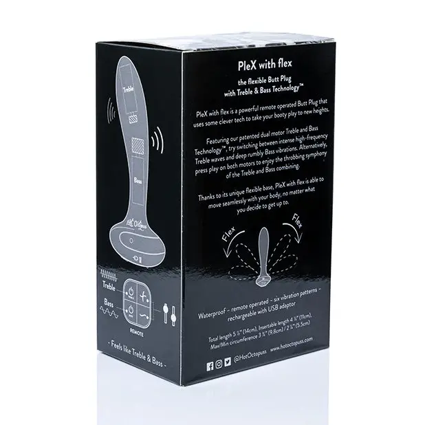 Hot Octopuss PleX with Flex - Black - Anal Products