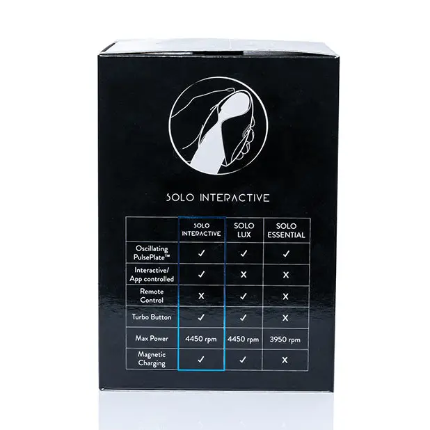 Hot Octopuss Pulse Solo Interactive - Black - Dolls & Masturbators