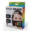 Hott Products Mask-erade Masks - Pride/Gay Again/ Rainbow Kiss Pack of 3 - Novelties