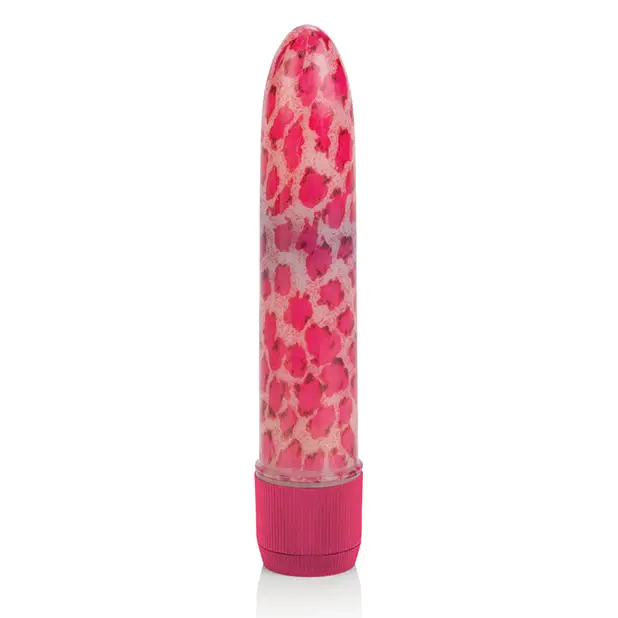 Houston’s Pink Leopard Vibe 4.25’’ Dildo - Vibrators
