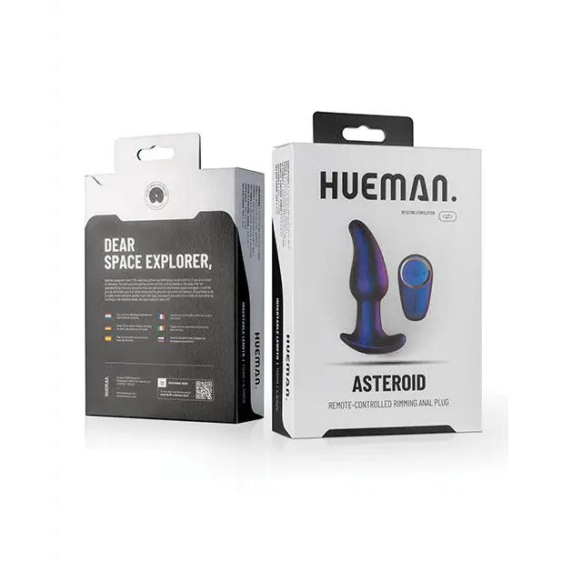 Hueman Asteroid Rimming Anal Plug - Purple - Anal Products