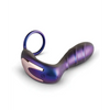 Hueman Black Hole Anal Vibrator w/Cock Ring - Purple - Anal Products