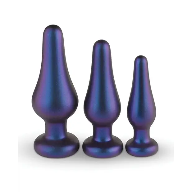 Hueman Comets Butt Plug Set of 3 - Purple - Anal Products
