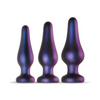 Hueman Comets Butt Plug Set of 3 - Purple - Anal Products
