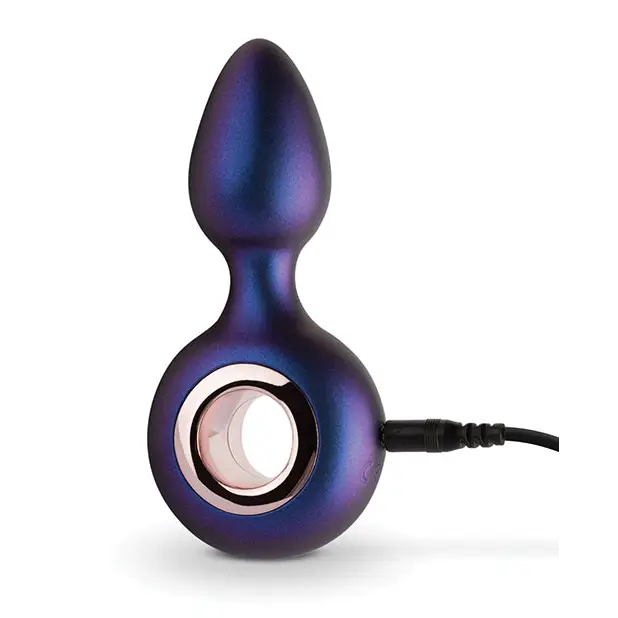 Hueman Deep Space Vibrating Anal Plug - Purple - Anal Products