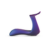 Hueman Eclipse Cock Ring w/Vibrating Perineum - Purple