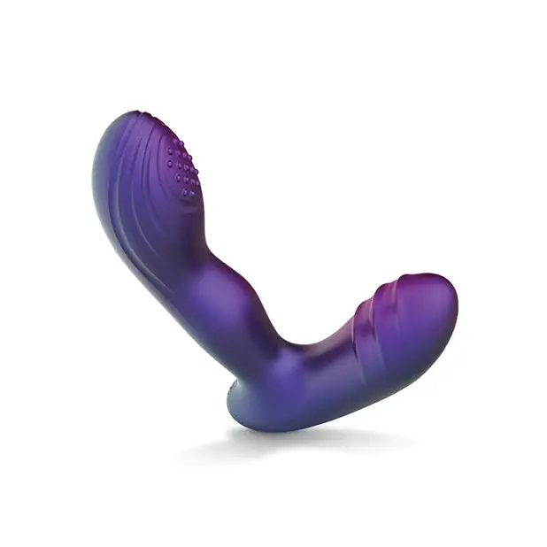 Hueman Galaxy Tapping Butt Plug - Purple