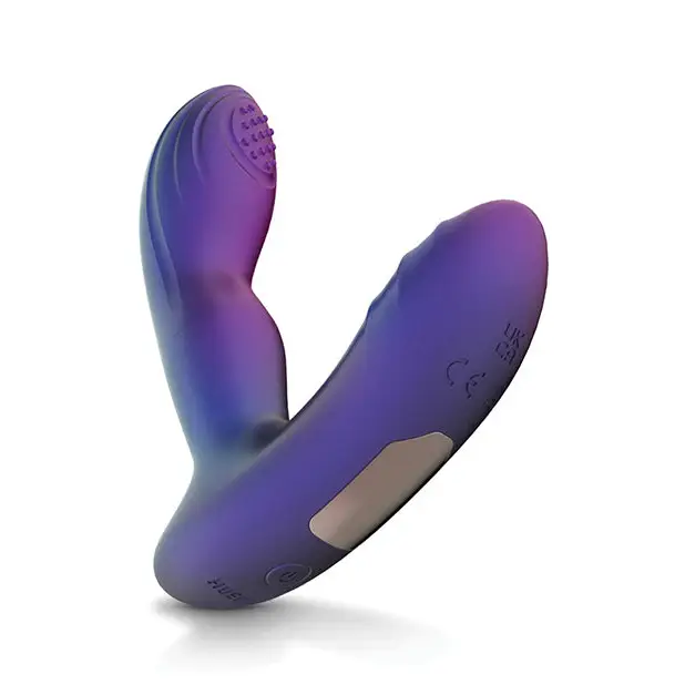 Hueman Galaxy Tapping Butt Plug - Purple