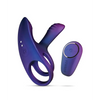 Hueman Infinity Ignite Vibrating Cock Ring - Purple