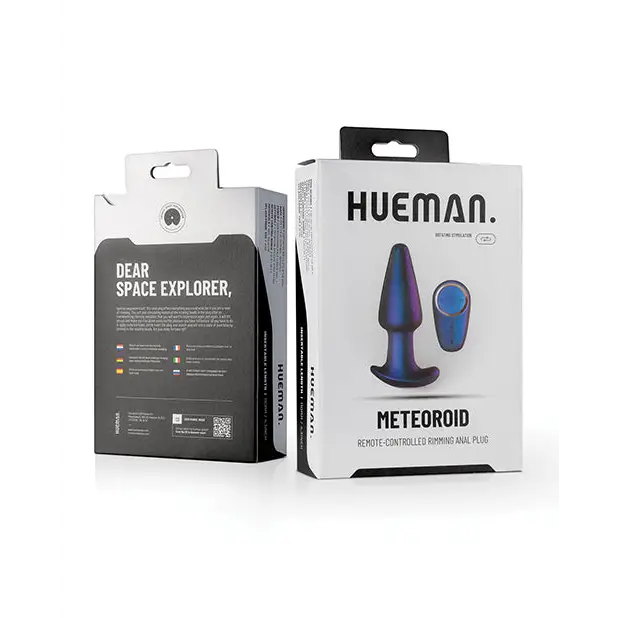 Hueman Meteoroid Rimming Anal Plug - Purple - Anal Products