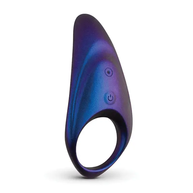 Hueman Neptune Vibrating Cock Ring - Purple - Penis Enhancement