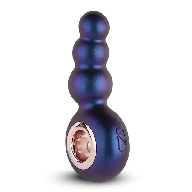 Hueman Outer Space Vibrating Anal Plug - Purple - Anal Products