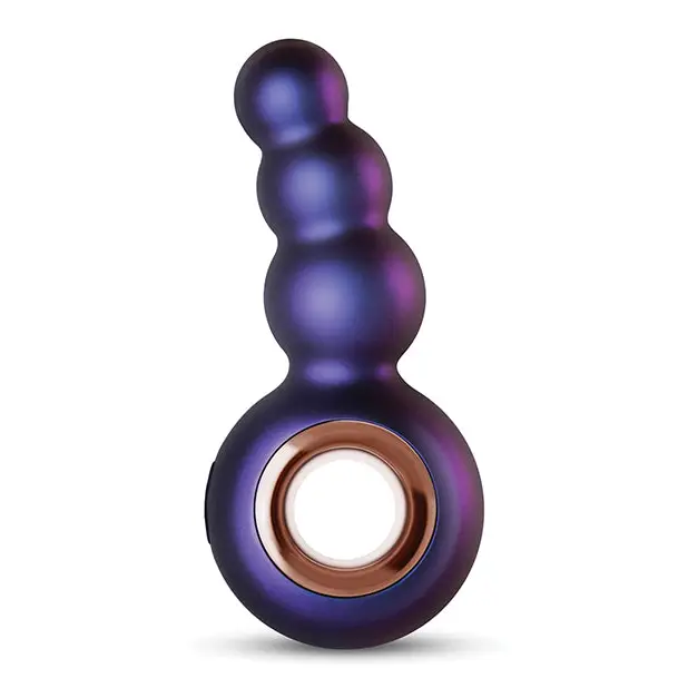 Hueman Outer Space Vibrating Anal Plug - Purple - Anal Products