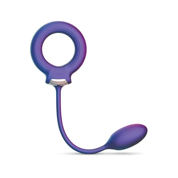 Hueman Solar Cock Ring w/Anal Ball - Purple