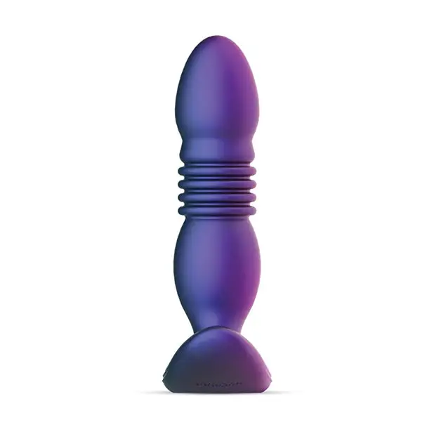 Hueman Supernova Thrusting Butt Plug - Purple