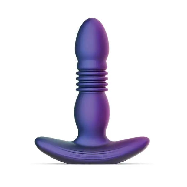 Hueman Supernova Thrusting Butt Plug - Purple