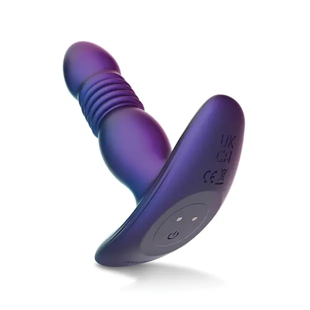Hueman Supernova Thrusting Butt Plug - Purple