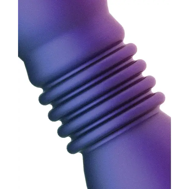 Hueman Supernova Thrusting Butt Plug - Purple