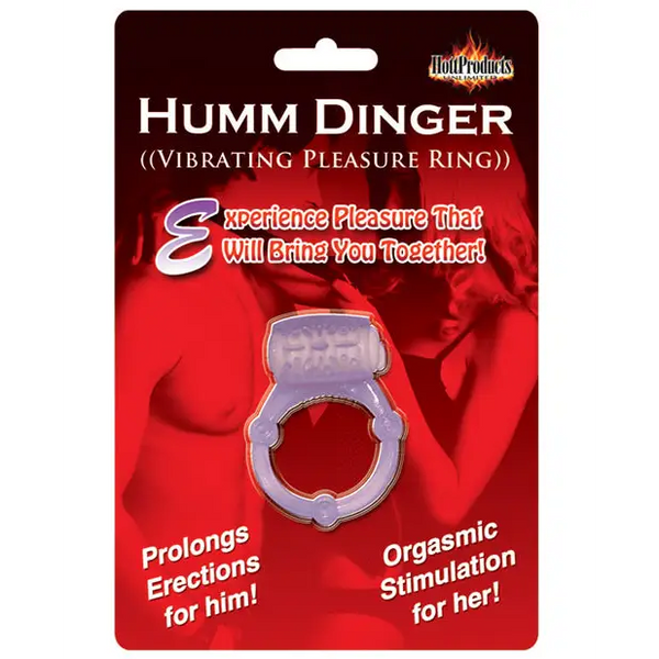 Humm Dinger Vibrating Cockring - Purple - Stimulators