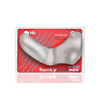 Hunky Junk Buzzfuck Sling w/Taint Vibe - Clear Ice - Penis Enhancement