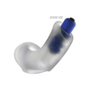 Hunky Junk Buzzfuck Sling w/Taint Vibe - Clear Ice - Penis Enhancement
