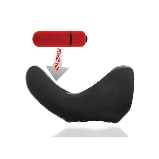 Hunky Junk Buzzfuck Sling w/Taint Vibe - Tar Ice - Penis Enhancement
