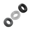Hunky Junk C Ring Multi Pack - Asst. Colors Pack of 3 - Penis Enhancement