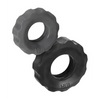 Hunky Junk Cog Ring 2 Size Double Pack - Tar & Stone Pack of 2 - Penis Enhancement