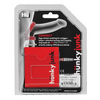 Hunky Junk Connect Cock Ring w/Balltugger - Cobalt - Penis Enhancement