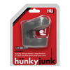 Hunky Junk Connect Cock Ring w/Balltugger - Stone - Penis Enhancement