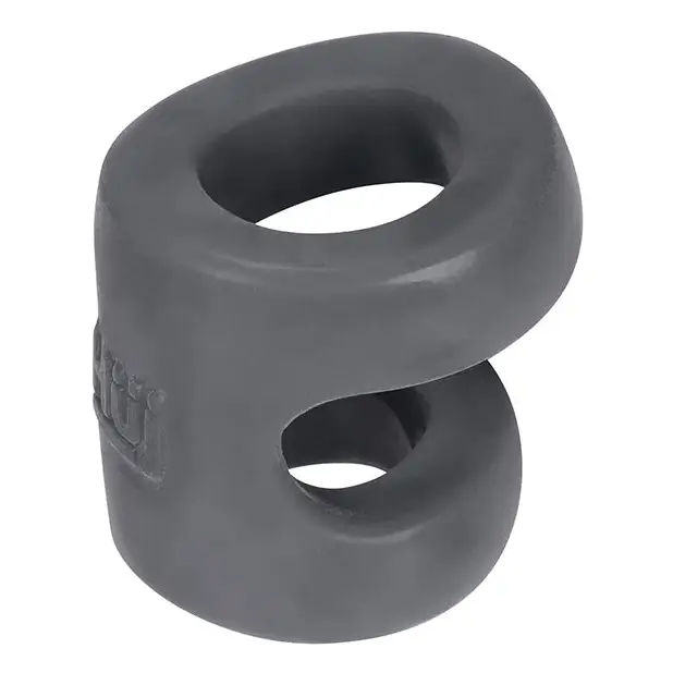 Hunky Junk Connect Cock Ring w/Balltugger - Stone - Penis Enhancement