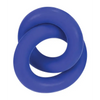 Hunky Junk Duo Linked Cock & Ball Rings - Cobalt - Penis Enhancement