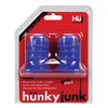 Hunky Junk Elong Nipsuckers - Cobalt - Bondage Blindfolds & Restraints