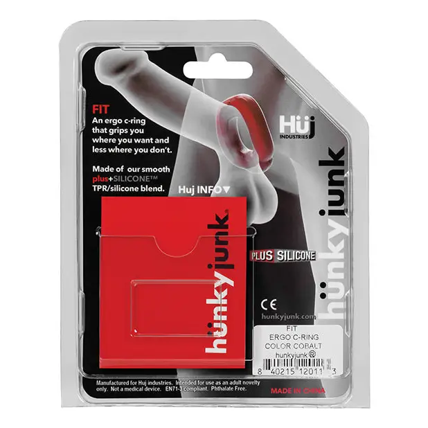 Hunky Junk Fit Ergo C Ring - Ice - Penis Enhancement