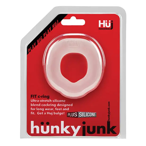 Hunky Junk Fit Ergo C Ring - Ice - Penis Enhancement