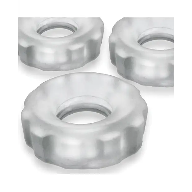 Hunky Junk Fractal Ballstretcher - Clear Ice - Gay & Lesbian Products