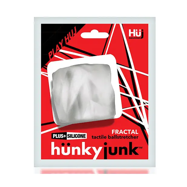 Hunky Junk Fractal Ballstretcher - Clear Ice - Gay & Lesbian Products