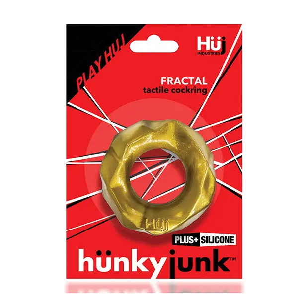 Hunky Junk Fractal Cockring - Bronze - Gay & Lesbian Products