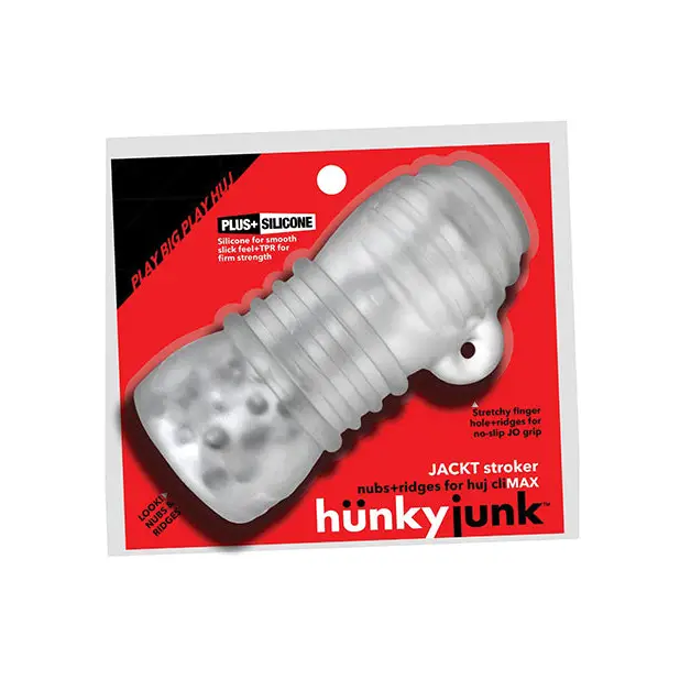 Hunky Junk Jack T Stroker - Clear Ice - Gay & Lesbian Products