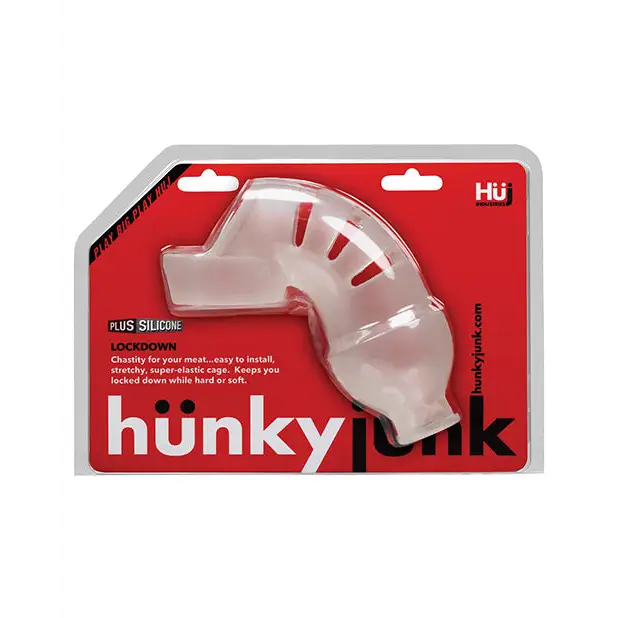 Hunky Junk Lockdown Chastity - Ice - Bondage Blindfolds & Restraints