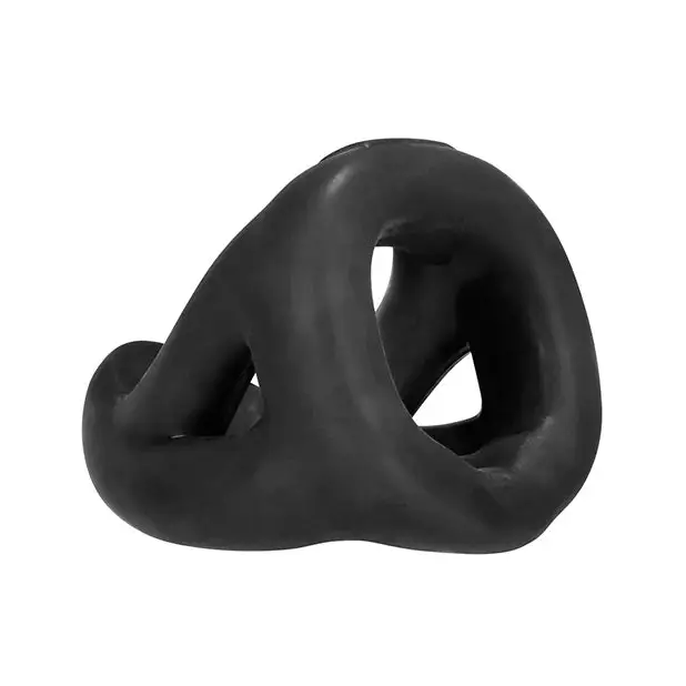 Hunky Junk Slingshot 3 Ring Teardrop - Tar - Penis Enhancement