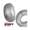 Hunky Junk Stiffy 2 Pack Cockrings - Clear Ice - Penis Enhancement