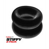 Hunky Junk Stiffy 2 Pack Cockrings - Tar Ice - Penis Enhancement