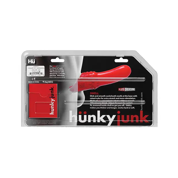 Hunky Junk Swell Adjust Fit Cocksheath - Stone - Penis Enhancement