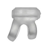 Hunkyjunk Revhammer Shaft Vibe Ring - Clear Ice w/Blue Vibe - Penis Enhancement