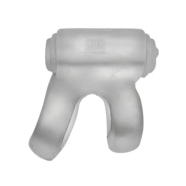 Hunkyjunk Revhammer Shaft Vibe Ring - Clear Ice w/Blue Vibe - Penis Enhancement