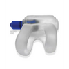 Hunkyjunk Revhammer Shaft Vibe Ring - Clear Ice w/Blue Vibe - Penis Enhancement