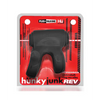Hunkyjunk Revhammer Shaft Vibe Ring - Tar Ice w/Red Vibe - Penis Enhancement